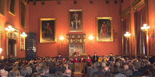 Aula at the The Collegium Novum of the Jagiellonian University